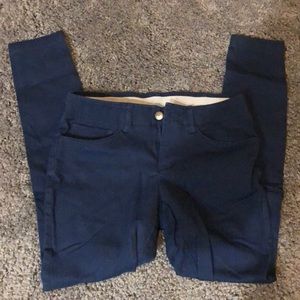 Under Armour skinny twill blue pants